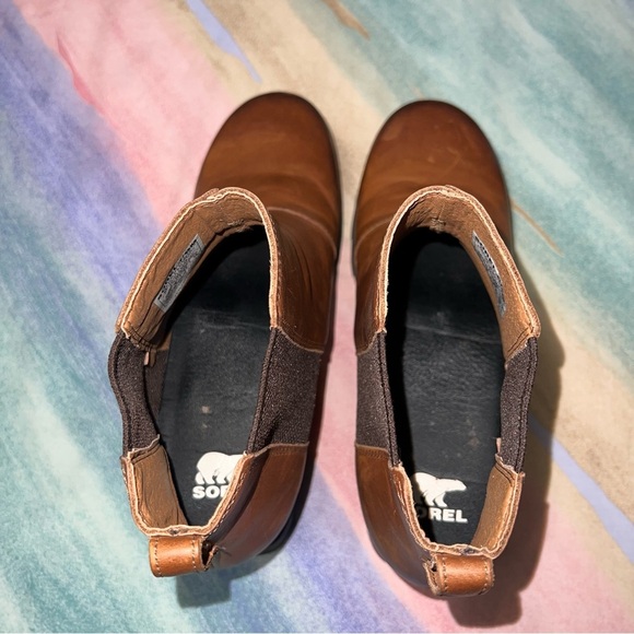 Sorel Women's Joan Of Arctic Wedge II Chelsea Boot Brown, Size 11 - Picture 6 of 9